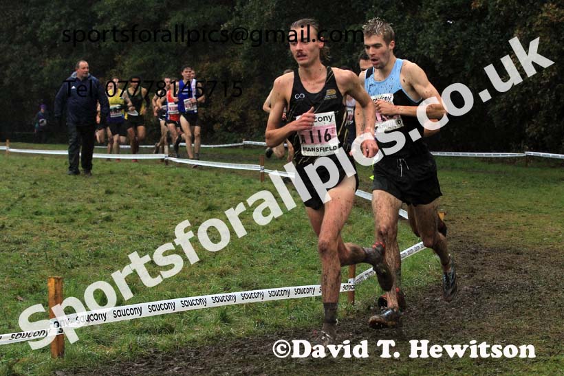 Senior Mens 2023 National Cross Country Relays, Berry Hill Park, Mansfield.  Photo: David T. Hewitson/Sports for All Pics